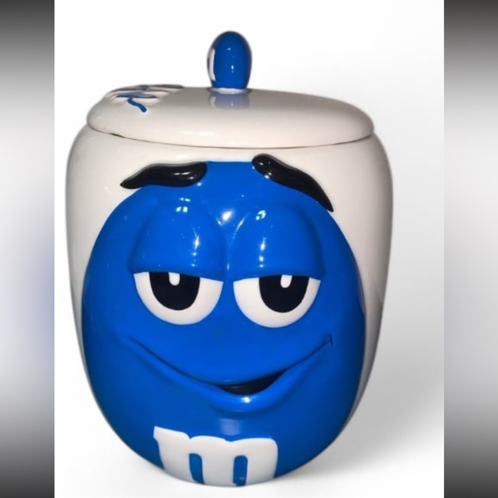 M&M's Blue Character Ceramic Jar